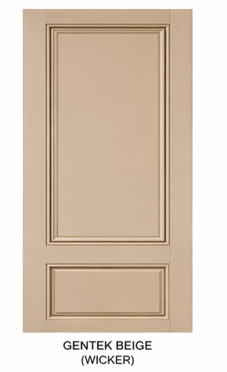 2 Panel Embossed Fiberglass Door