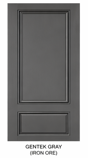 2 Panel Embossed Fiberglass Door