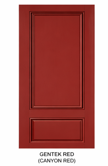 2 Panel Embossed Fiberglass Door