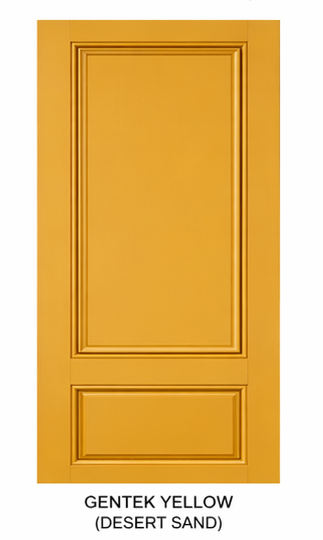 2 Panel Embossed Fiberglass Door