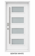 4 Glass Style Steel Door