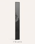 Black Tinted Glass Inserts for Entry Doors – Privacy Glass Panels