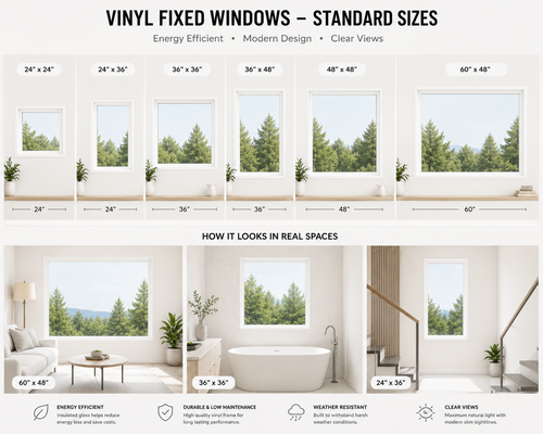 Fixed Vinyl Window