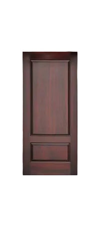 2 Panel Embossed Fiberglass Door