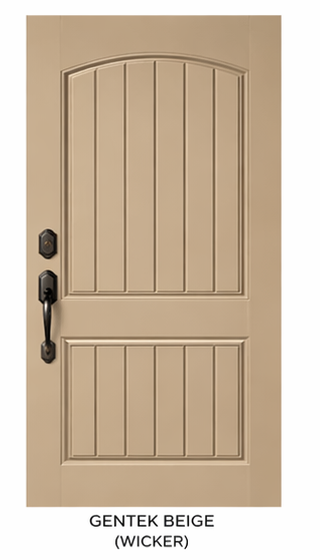 Rustic Panel Fiberglass Door