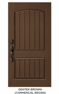Rustic Panel Fiberglass Door